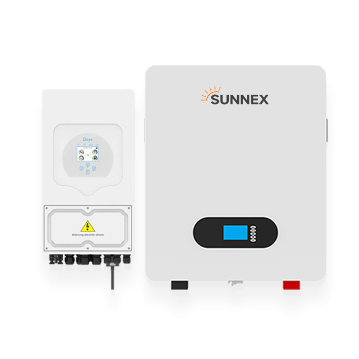 6 kwp Deye hybrid inverter + 10 kwh Sunnex LiFePO4 Wall Mounted Battery