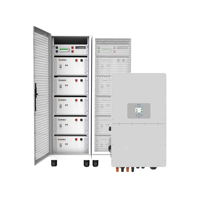 50 kwp deye hybrid inverter + 100 kwh Sunnex Energy Storage Cabinet